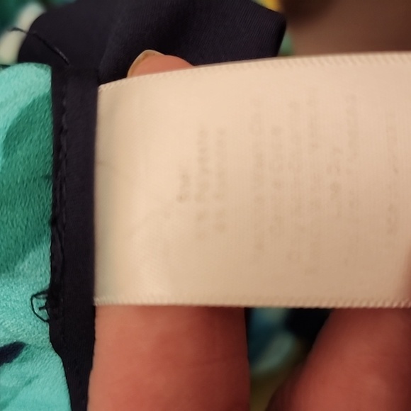 Talbots Petite Tropical Print pull on pants LP - Picture 6 of 8